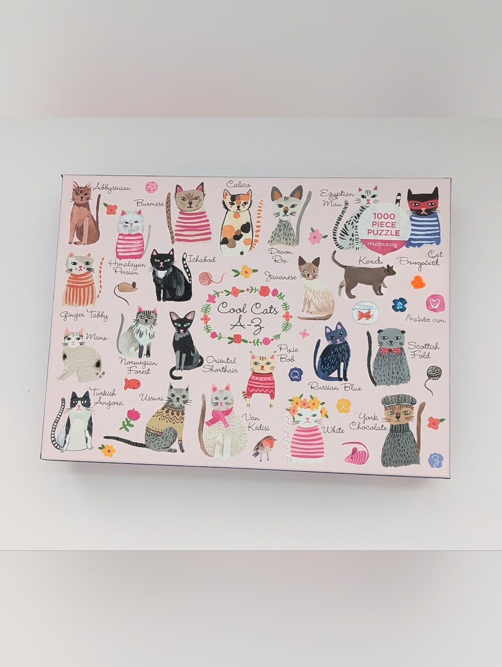 NEW "Cool Cats A–Z" 1000-Piece Puzzle